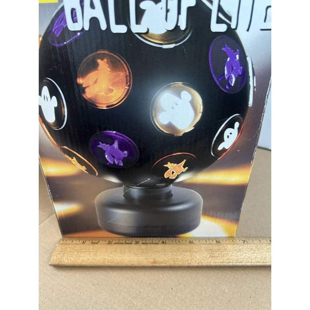 Lite F/X Halloween Ball Of Lite Rotating Light Up Disco Party Ball Projection